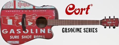 GASOLINE2BKS ELEKTRO AKUSTİK GİTAR, SİYAH SATİN, CE304T CE