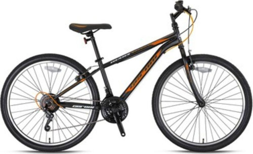 Geroni Kron Mars - 26" Mtb - 14' - 21 Vites - V.b. - Siyah-Beyaz/turuncu
