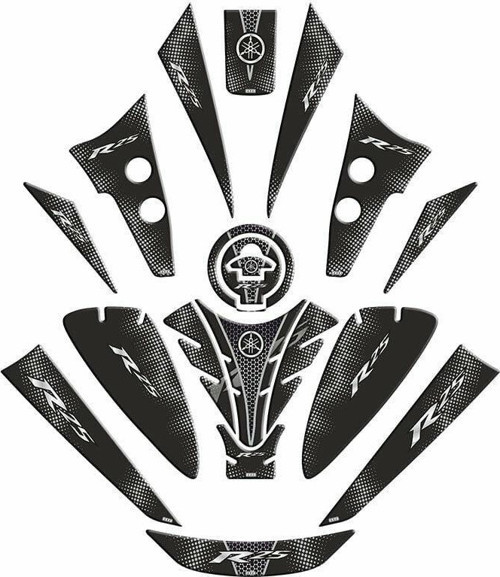 Yamaha R25 2019 - 2025 Uyumlu Tank Pad Set 002