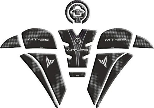 Yamaha Mt25 2020 - 2025 Uyumlu Tank Pad Set 006