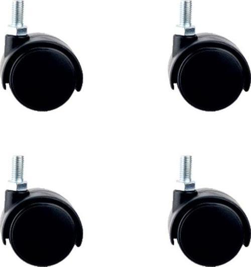 Küçük Plastik Vidalı Teker - 40 MM HKS102 - 4 Adet