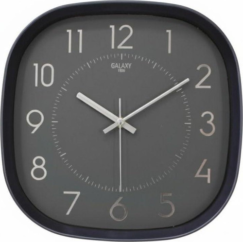 Premium Serisi ABS Kasa Duvar Saati Oval 30 CM Siyah Renkli Klasik Kadran
