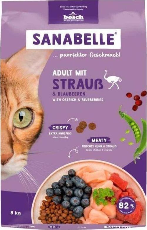 Devekuşu Etli Yetişkin Kedi Maması 8 kg