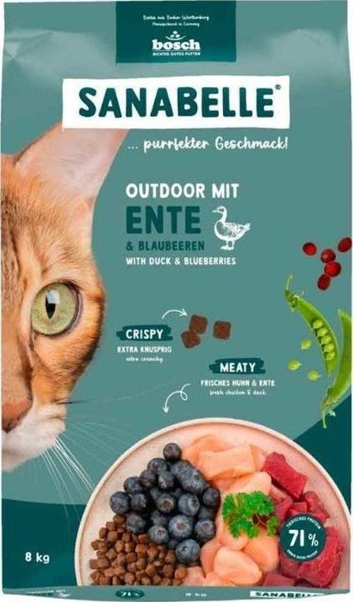 Outdoor Ördekli Yetişkin Kedi Maması 8 kg
