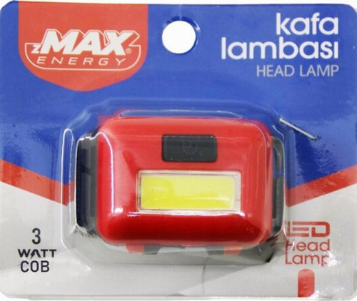 ENERGY -3146 ( PİLLİ ) ( 3W COB LED ) KAFA LAMBASI FENER ( 3-KADEME IŞIK AYARI- FLAŞÖR) ( 4.5V ) ( 120LÜMEN)*360