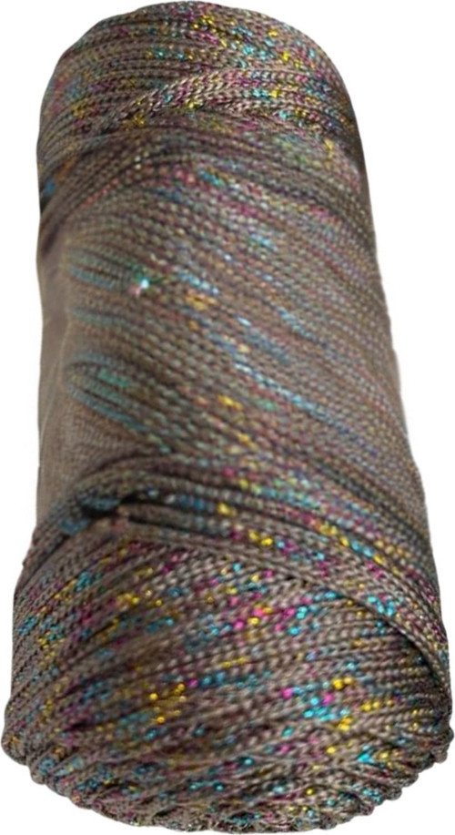 Makrome İpi 3Mm Polyester Vizon Simli