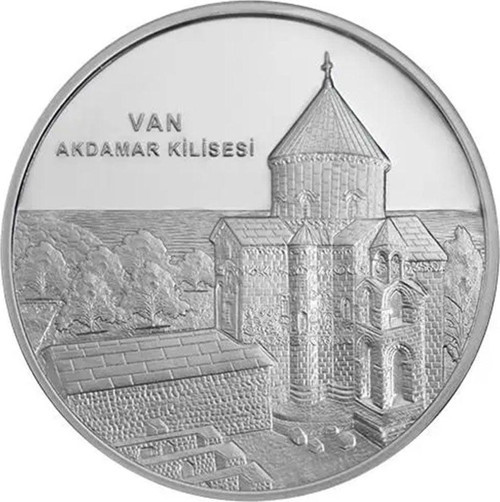 Van Akdamar Kilisesi Gümüş Sikke Coin