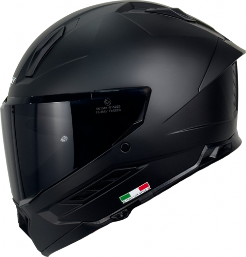 SW 868 KAPALI KASK MAT SİYAH