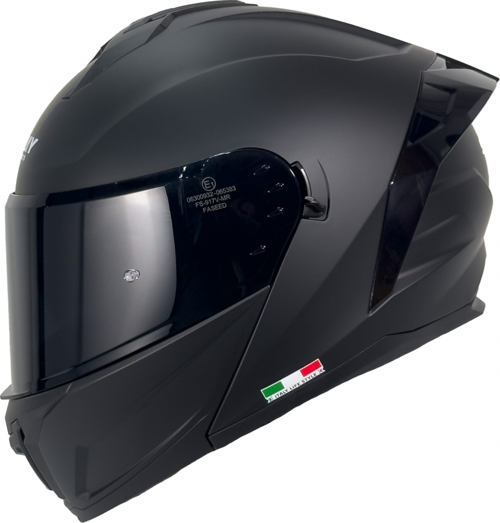 SW 919 ÇENE AÇILIR KASK MAT SİYAH