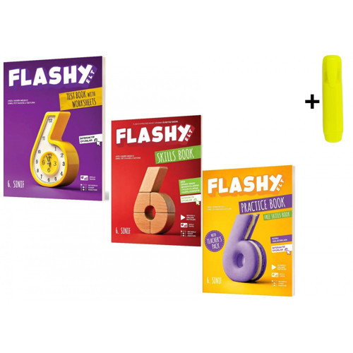 Flashy 6.sınıf Practice Book + Skills Book + Test Book Yeni