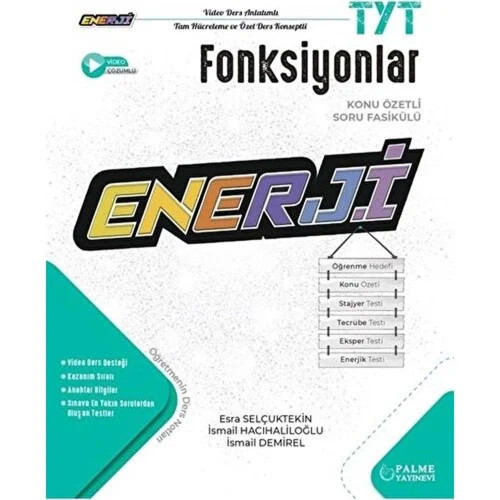 Palme YKS TYT Enerji Fonksiyonlar Konu Özetli Soru Fasikülü