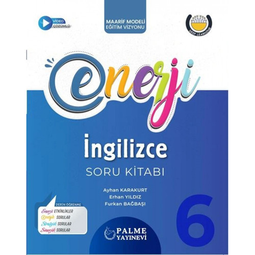 Palme 6.Sınıf Enerji İngilizce Soru Kitabı Yeni
