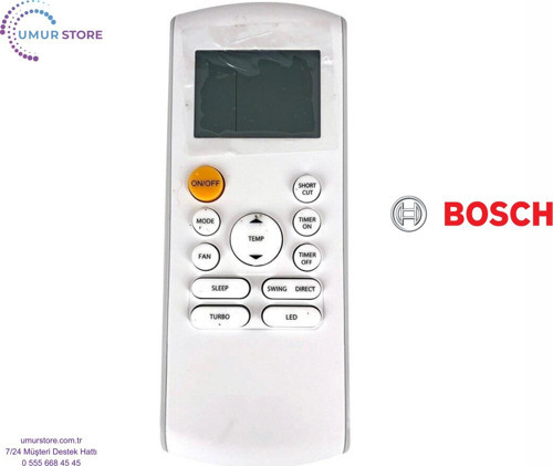 Bosch E-Nr B1ZMI 18628 Uyumlu Klima Kumandası