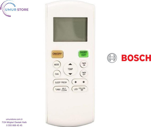 Bosch RG57B2/BGE Uyumlu Klima Kumandası