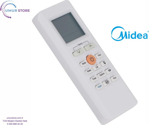 Midea RG70E3/BGEF Uyumlu Klima Kumandası