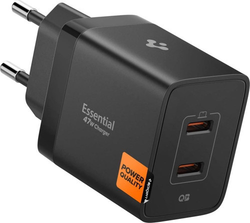 47W Usb-C 2 Port Mini Hızlı Şarj Aleti Samsung Pps 2.0 / İsı Düşürücü Gan Pro Akım Korumalı Pd 3.0 / Scp / Fcp Pr