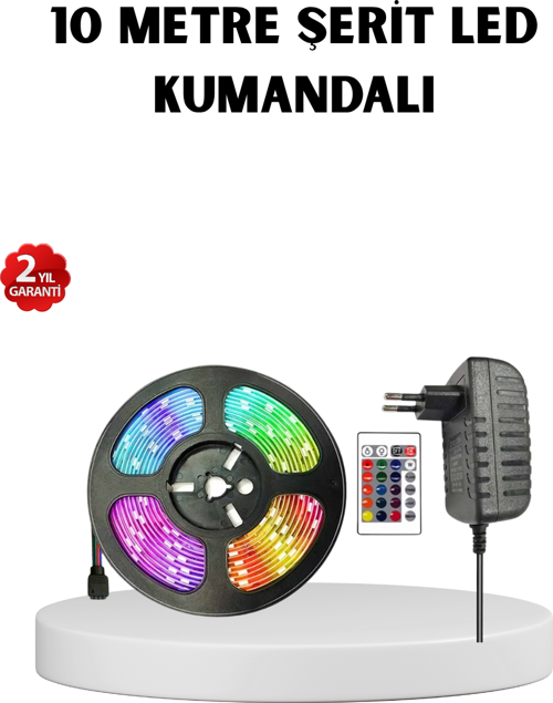 Renkli Smart LED Şerit – Suya Dayanıklı, Esnek, Enerji Tasarruflu