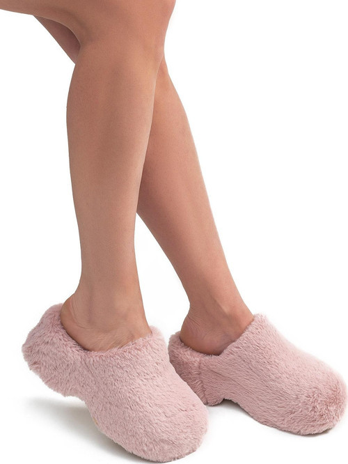 Lilo Peluş Kadın Topuklu Ev Terliği Pudra 36/40