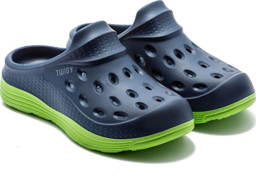 Manuel Erkek Terlik Lacivert-Yeşil 41/45