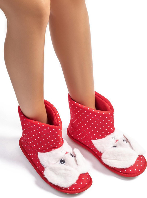 Bunny Kadın Ev Botu Kırmızı 36/41