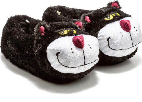 Silvester Unisex Hayvanlı Panduf Siyah 36/43