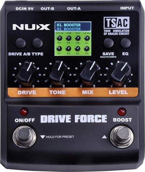 Drive Force Overdrive ve Distortion Pedalı