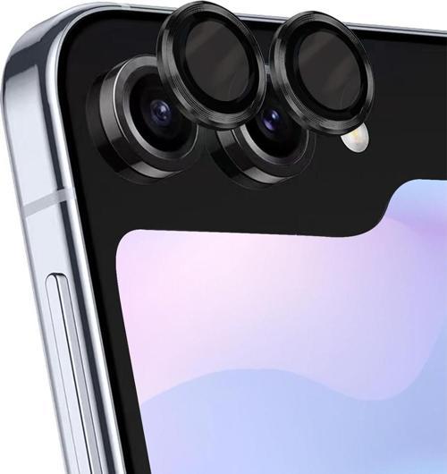 Samsung Galaxy Z Flip 5 Tekli Kamera Lens Koruma Camı Siyah