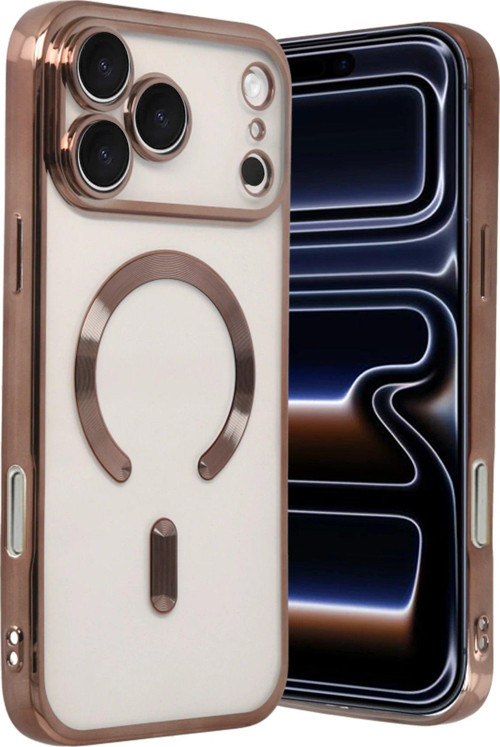 Apple Iphone 17 Pro Max Kross Magneticsafe Kapak - Çöl Titanyum-(5796)