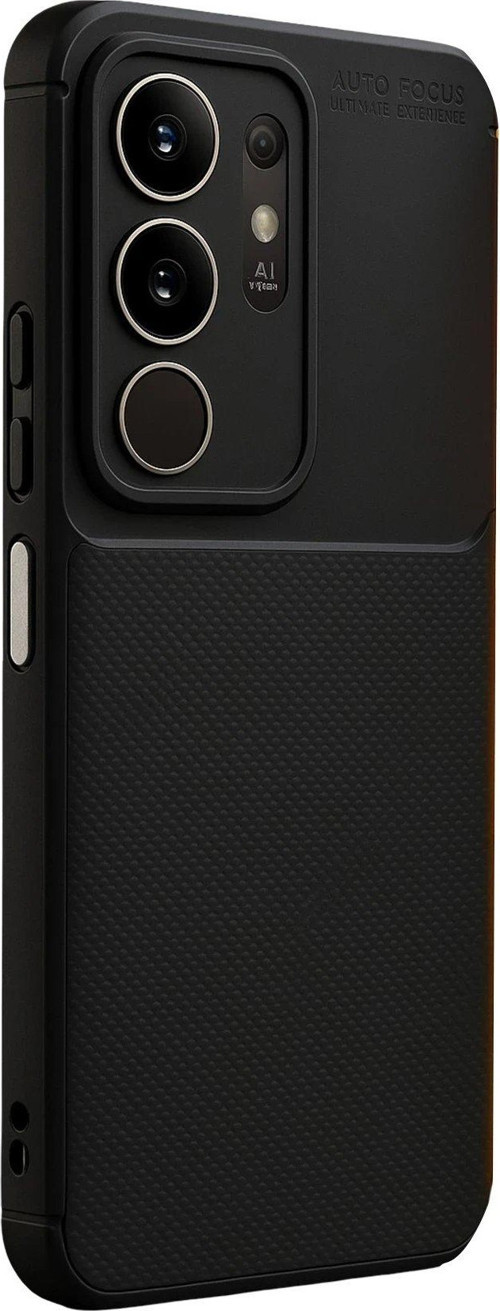 Vivo Y29S Auto Focus Karbon Kapak - Siyah-(5796)
