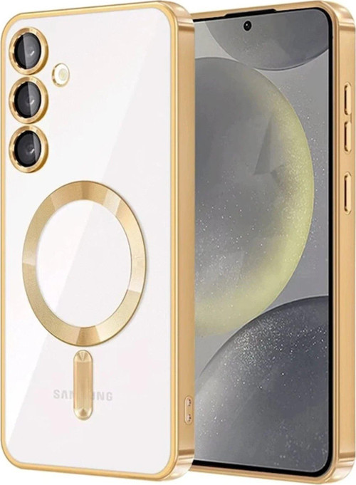 Samsung Galaxy A17 5G Kross Magneticsafe Kapak - Gold-(5796)