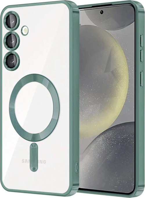Samsung Galaxy A54 5G Kross Magneticsafe Kapak - Koyu Yeşil-(5796)