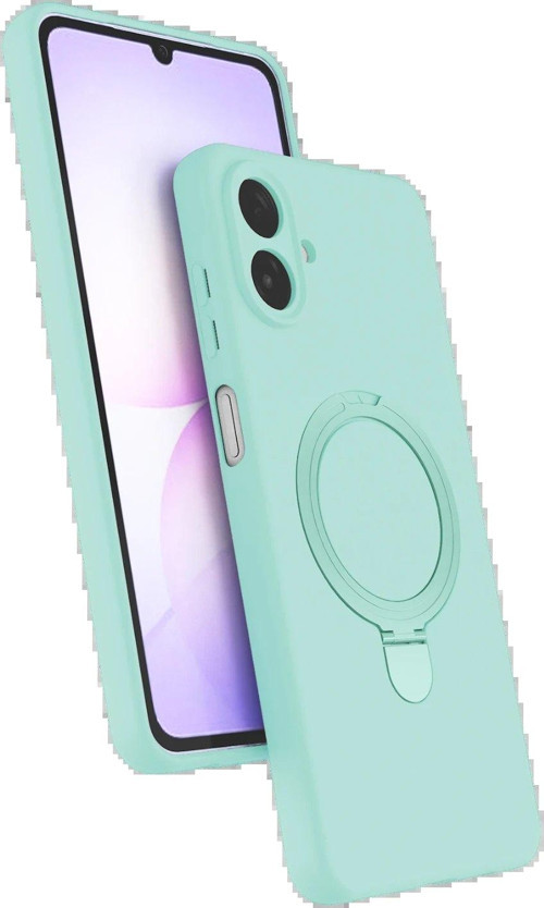Samsung Galaxy A07 4G Regal Magsafe Standlı Kapak - Su Yeşili-(5796)