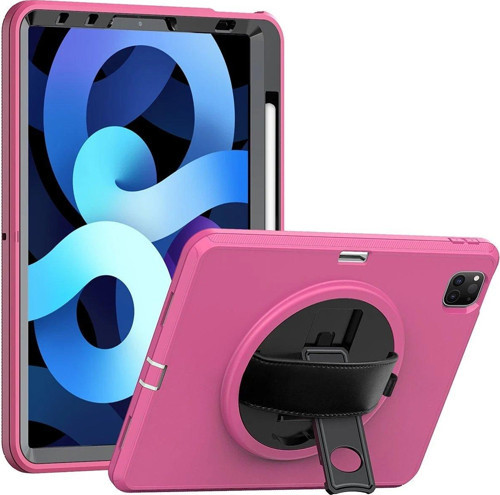 Ipad Pro 11 (2018) Kılıf Hand Strap Tablet Kılıfı - Pembe-(5796)