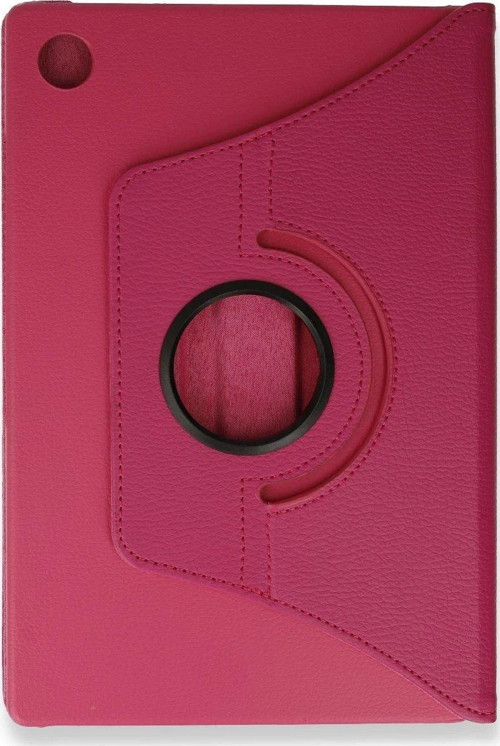 Samsung Galaxy Tab A9 Plus Kılıf 360 Tablet Deri Kılıf - Pembe-(5796)
