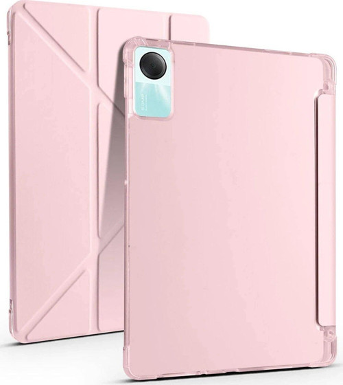 Xiaomi Redmi Pad Se 4G Kılıf Kalemlikli Mars Tablet Kılıfı - Rose Gold-(5796)