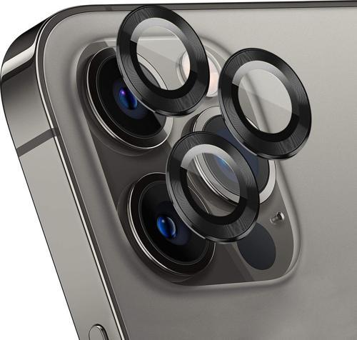 Apple iPhone 15 Pro Tekli Kamera Lens Koruma Camı Siyah