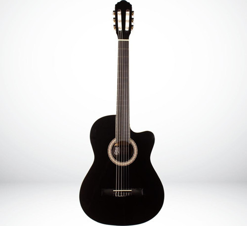 LC-3900C BK Cutaway Klasik Gitar (Siyah)