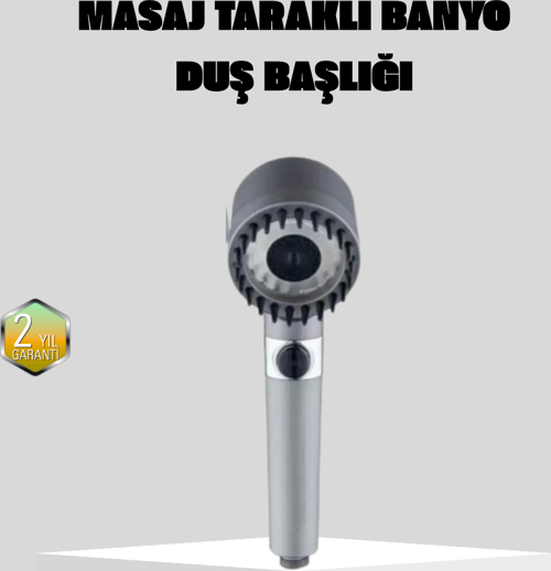 Yüksek Basınçlı Masajlı Duş Başlığı Su Tasarruflu