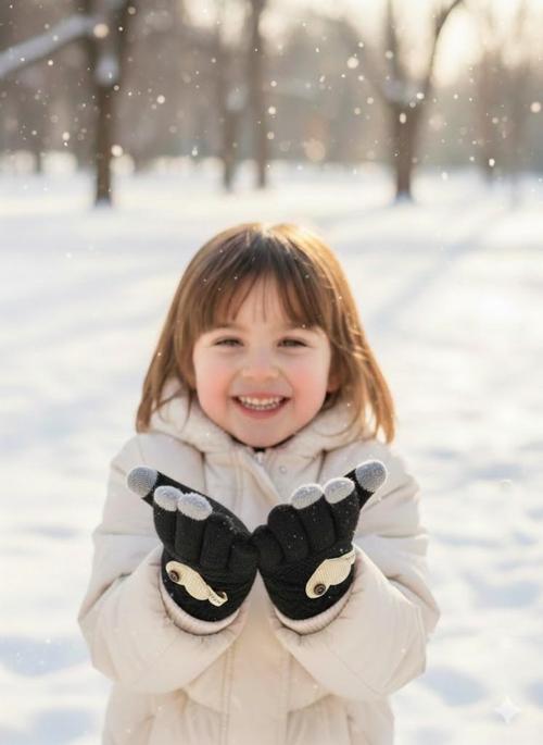 KİTTİ 25240-02 KIZ ÇOCUK ÖRME TRİKO ELDİVEN 9-12 YAŞ