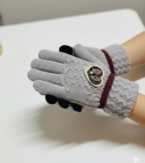 KİTTİ 25240-03 KIZ ÇOCUK ÖRME TRİKO ELDİVEN 9-12 YAŞ