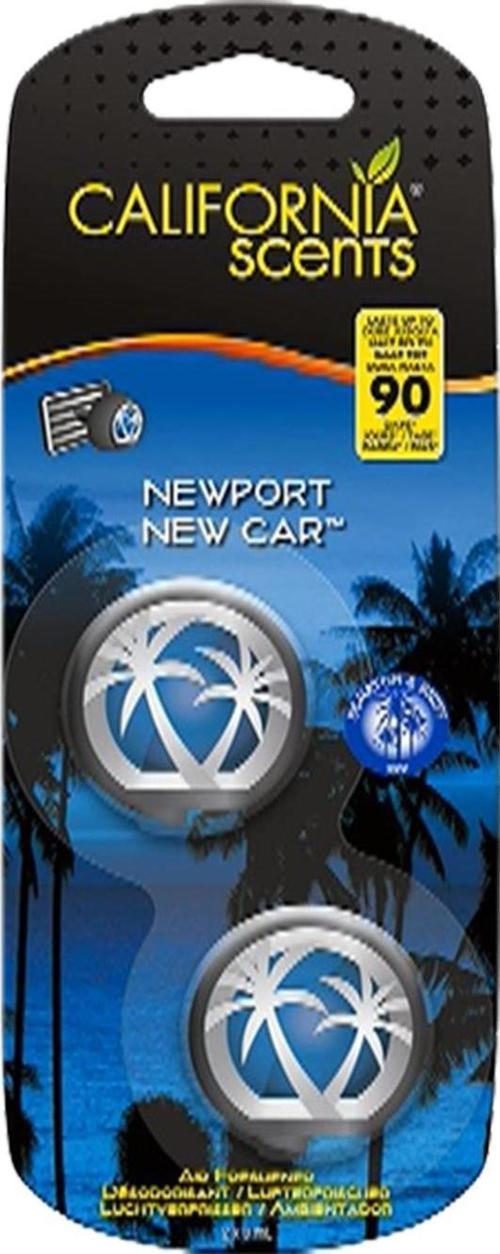 Mini Diffuser Newport New Car Yeni Araba Parfümlü Kalorifer Geçme Koku 2'li Set