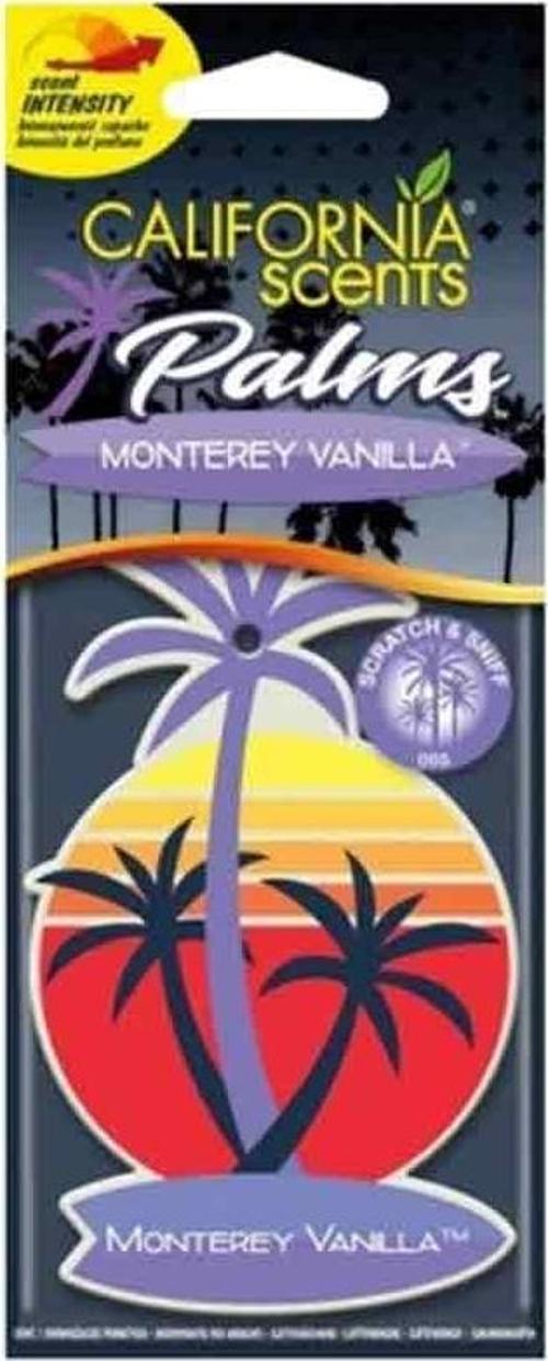 Palms Monterey Vanilla Tatlı Vanilya Parfümlü Asma Koku 4'lü Set