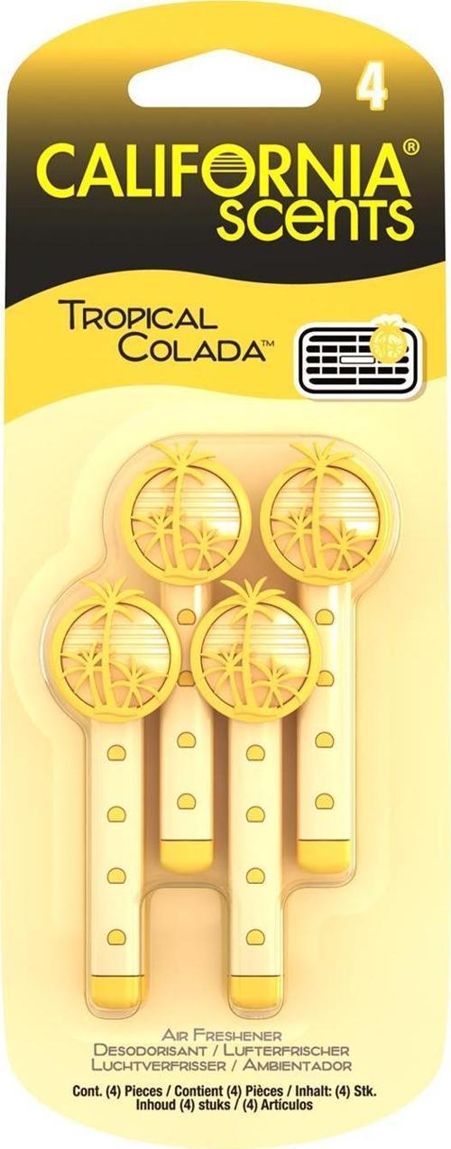 ® Vent Stick"Tropical Colada" Kalorifer Geçme Koku 4'lü Set