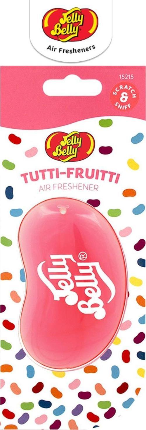 Jelly Belly 3D Hanging  Asma Koku Tutti Fruitti 18gr. Muz, Mandalina, Vanilya, Ahududu Aromalı