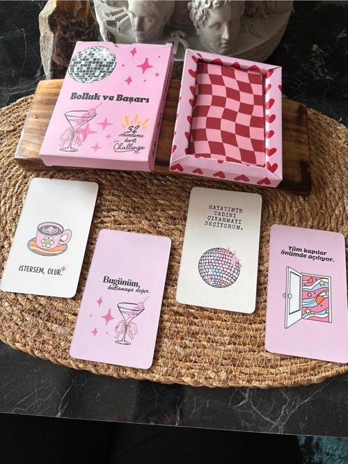 Manifest / Olumlama Kartları Bolluk ve Başarı - 32 Kart