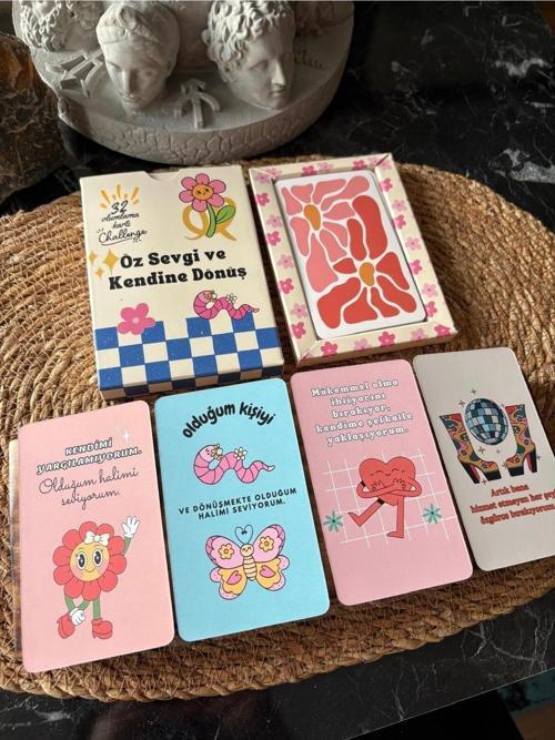 Manifest / Olumlama Kartları Öz Sevgi ve Kendine Dönüş - 32 Kart