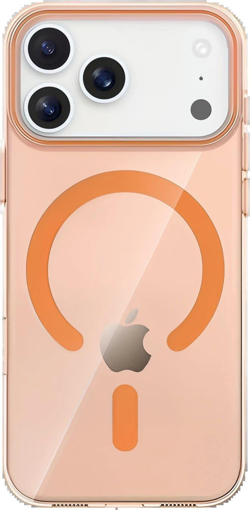Apple iPhone 17 Pro Max PC Blank Magsafe Kapak - Turuncu