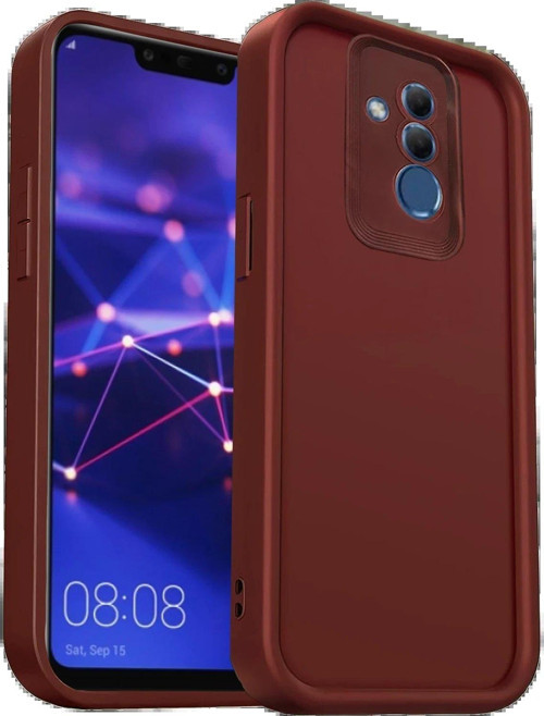 CPT83 Huawei Mate 20 Lite Kılıf Viera Silikon - Bordo
