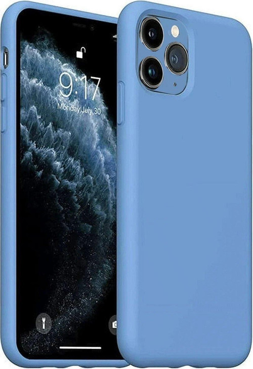 CPT83 iPhone 11 Pro Max Uyumlu Kılıf Nano içi Kadife Silikon - Mavi