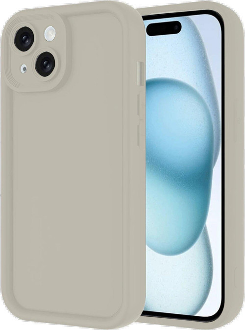 CPT83 iPhone 14 Kılıf Viera Silikon - Krem